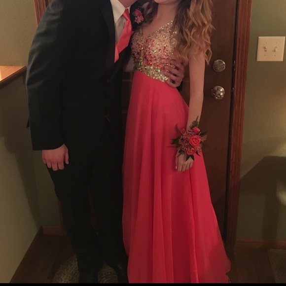 PromGirl Dresses & Skirts - Coral prom dress